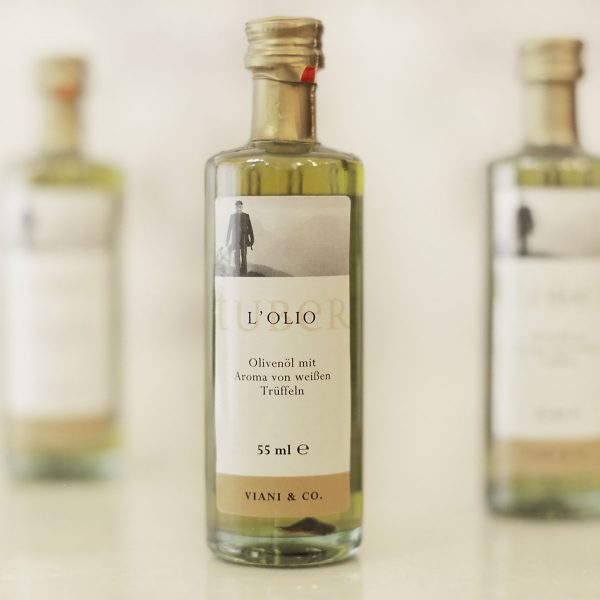 Olivenöl mit Aroma von weißen Trüffeln